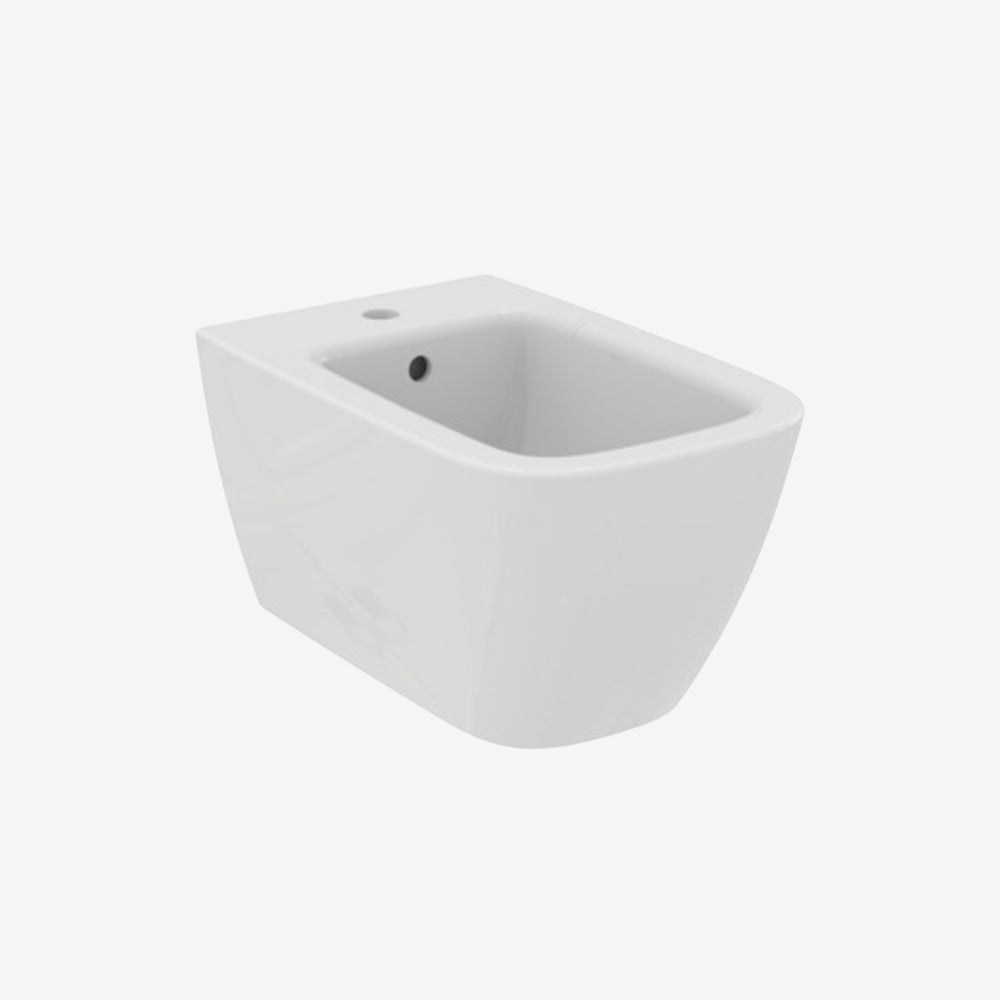 Ideal Standard i.life B Vitreous China Floor-Mounted Back-To-Wall Bidet White Glossy 355 x 540 x 400 mm