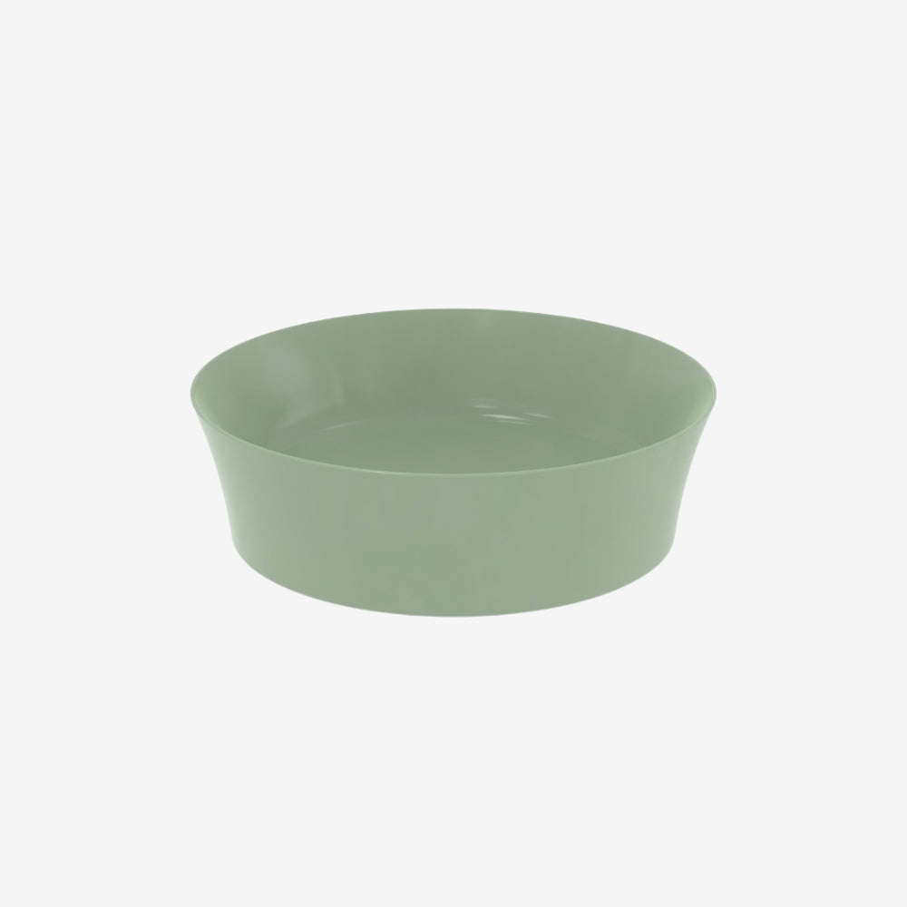 Ideal Standard Ipalyss Round Diamatec Ceramic Countertop Vessel Basin without Tap Hole 400 x 400 x 120 mm