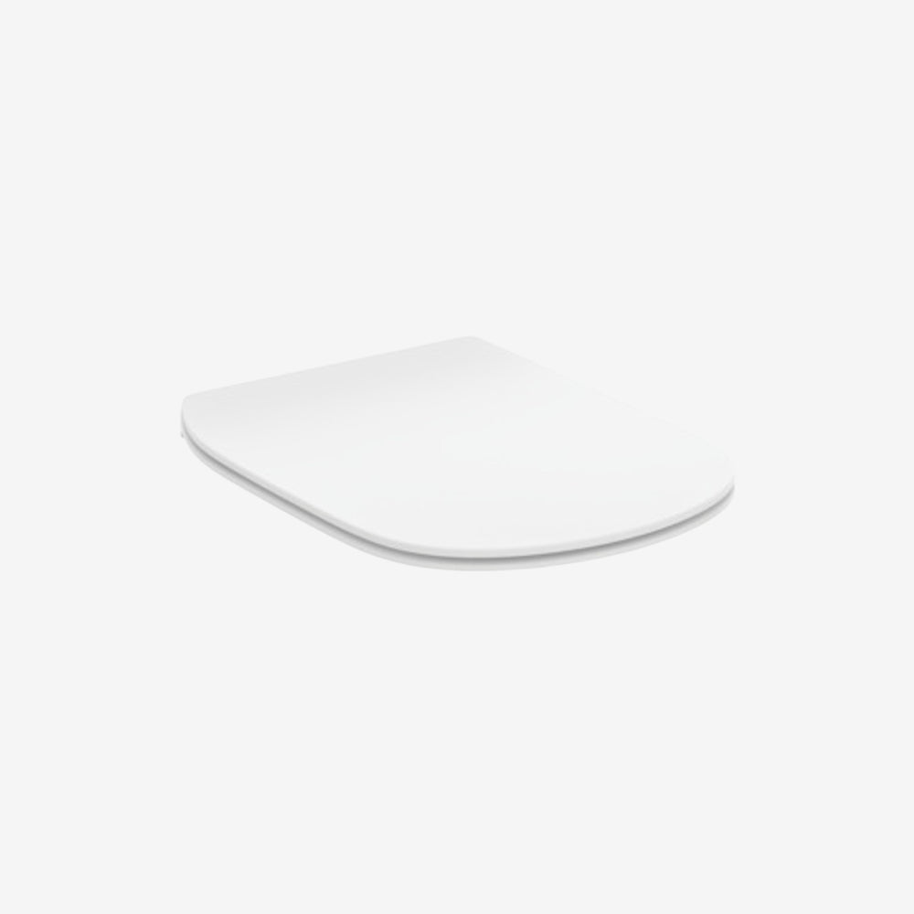Ideal Standard Tesi White Duroplast Thin Soft-Close Toilet Seat & Cover 450 x 370 x 45 mm