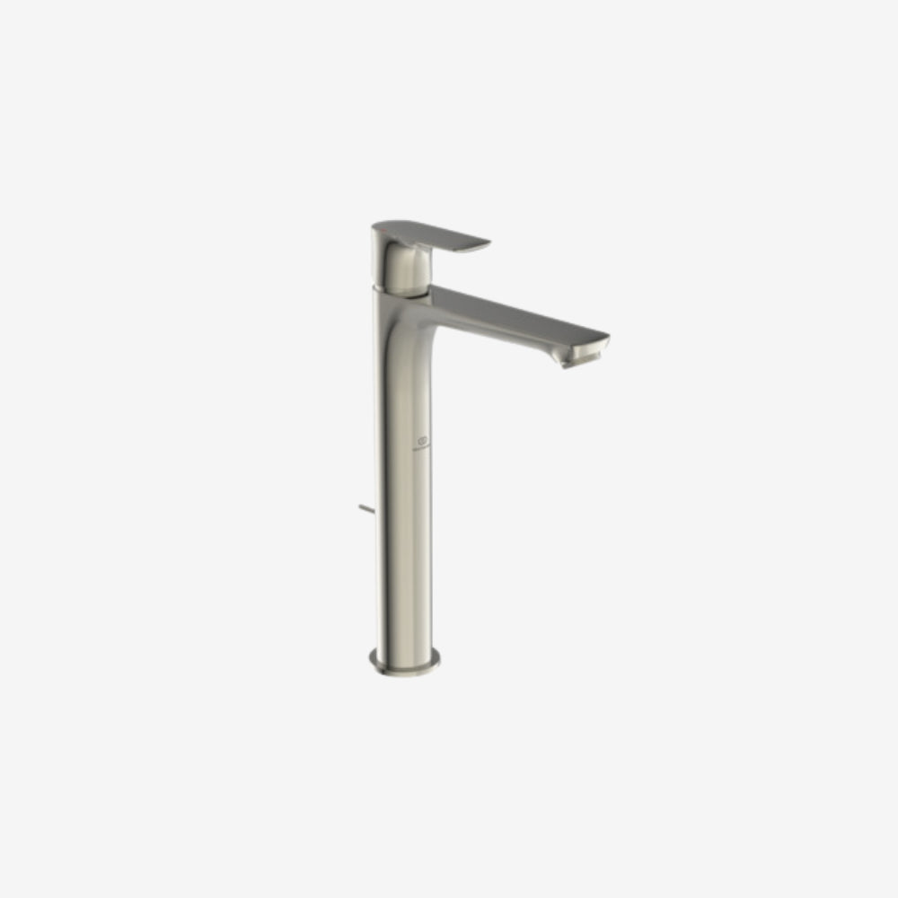 Ideal Standard Connect Air Brass Deck-Mounted Tall Basin Mixer with Flexible Hoses & Pop-Up Waste 204 x 48 x 296 mm