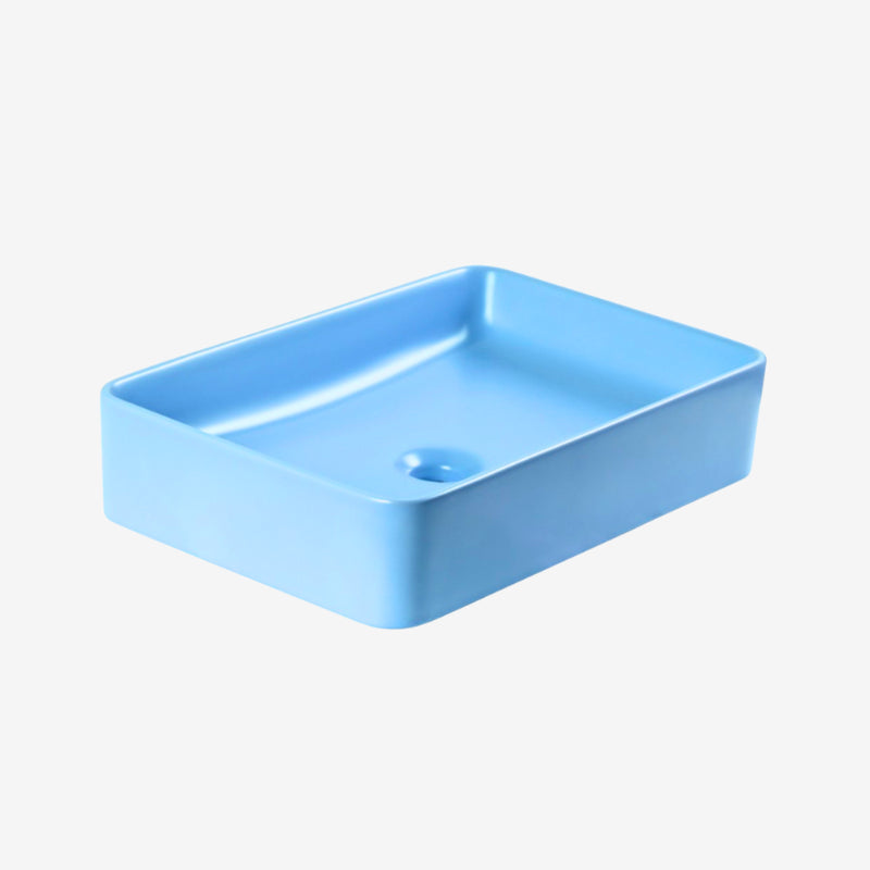CLEA Sapphire Above-Counter Wash Basin with Pop-Up Waste 500 x 340 x 110 mm