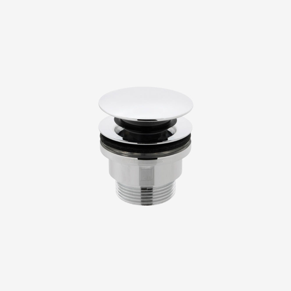 VADO Cameo Round Matt Black Brass Universal Basin Waste 63 × 63 × 63 mm