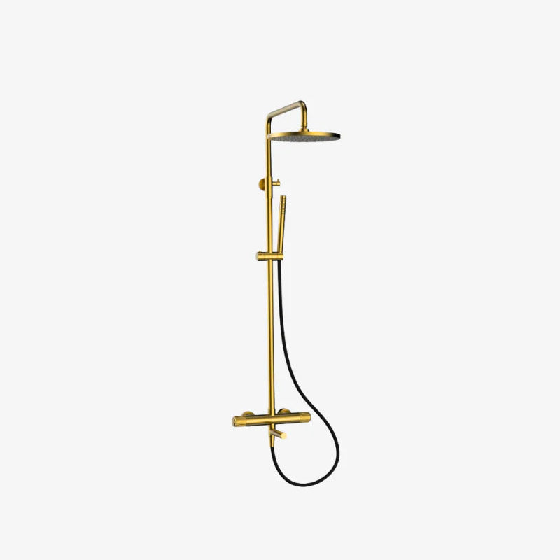 CLEA Ruby 348 mm Internal Depth Cylindrical 3-Way Rain Shower Complete Set