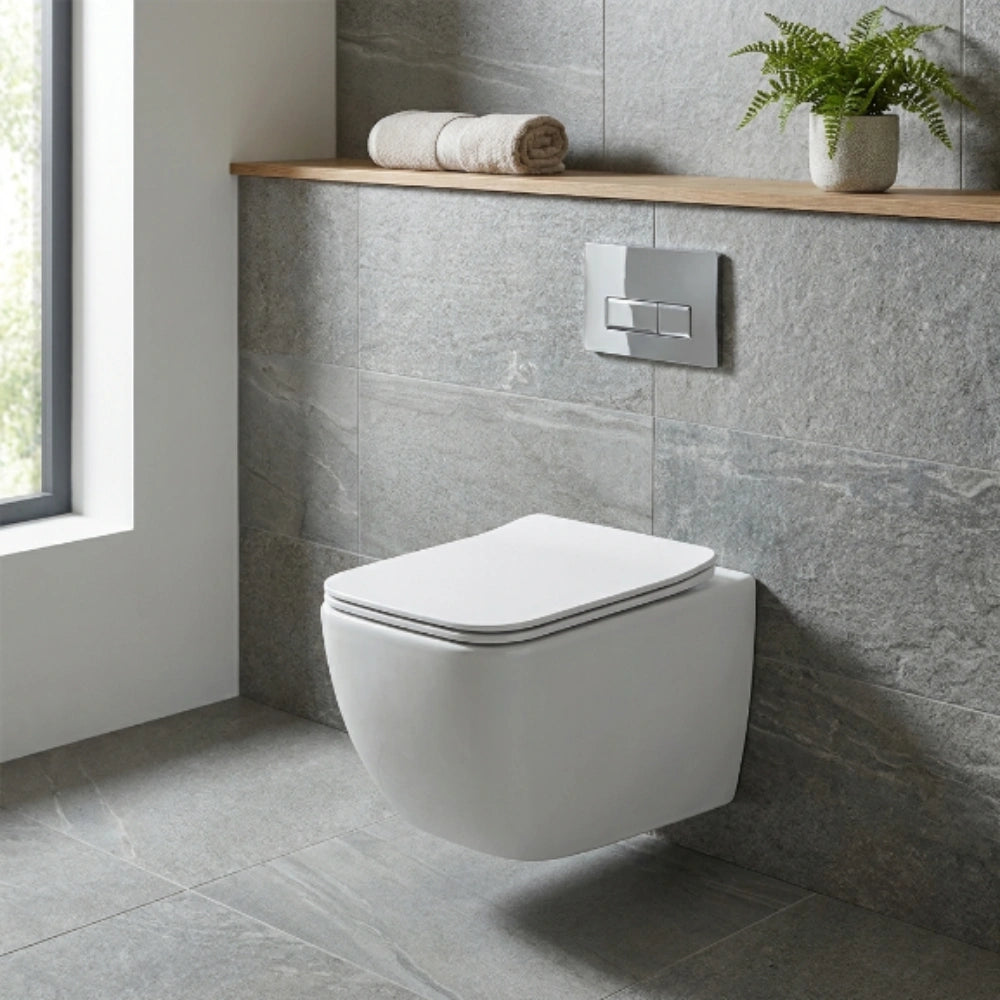 CLEA LUMINA TORNADO Wall Hung WC with UF Seat & Fixing Screw W2412