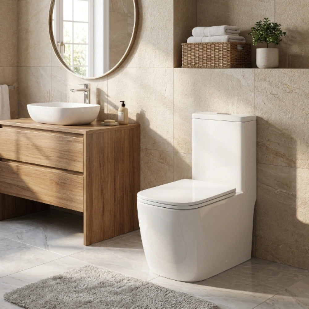 CLEA HARMONY TORNADO One PC Toilet S-Trap with UF Seat 1930
