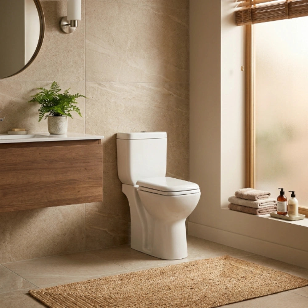 CLEA ESSENCE Rimless Handicap WC S-Trap with UF Seat 2671H