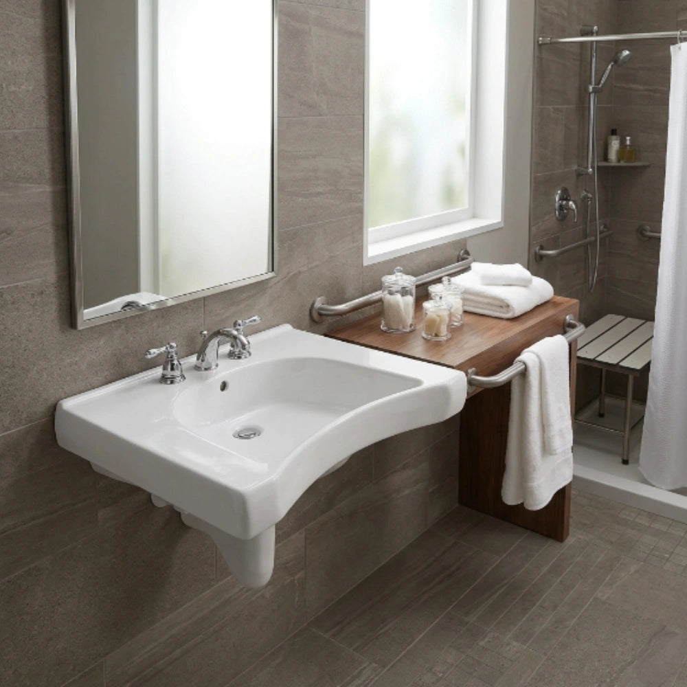 CLEA BELLUNO Handicap Basin H013 640 × 550 × 165mm