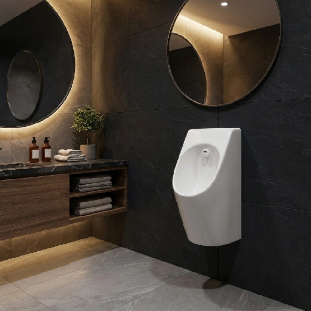 CLEA NOVARA Wall Hung Sensor Urinal with Top Inlet & Full Set Accessory 926