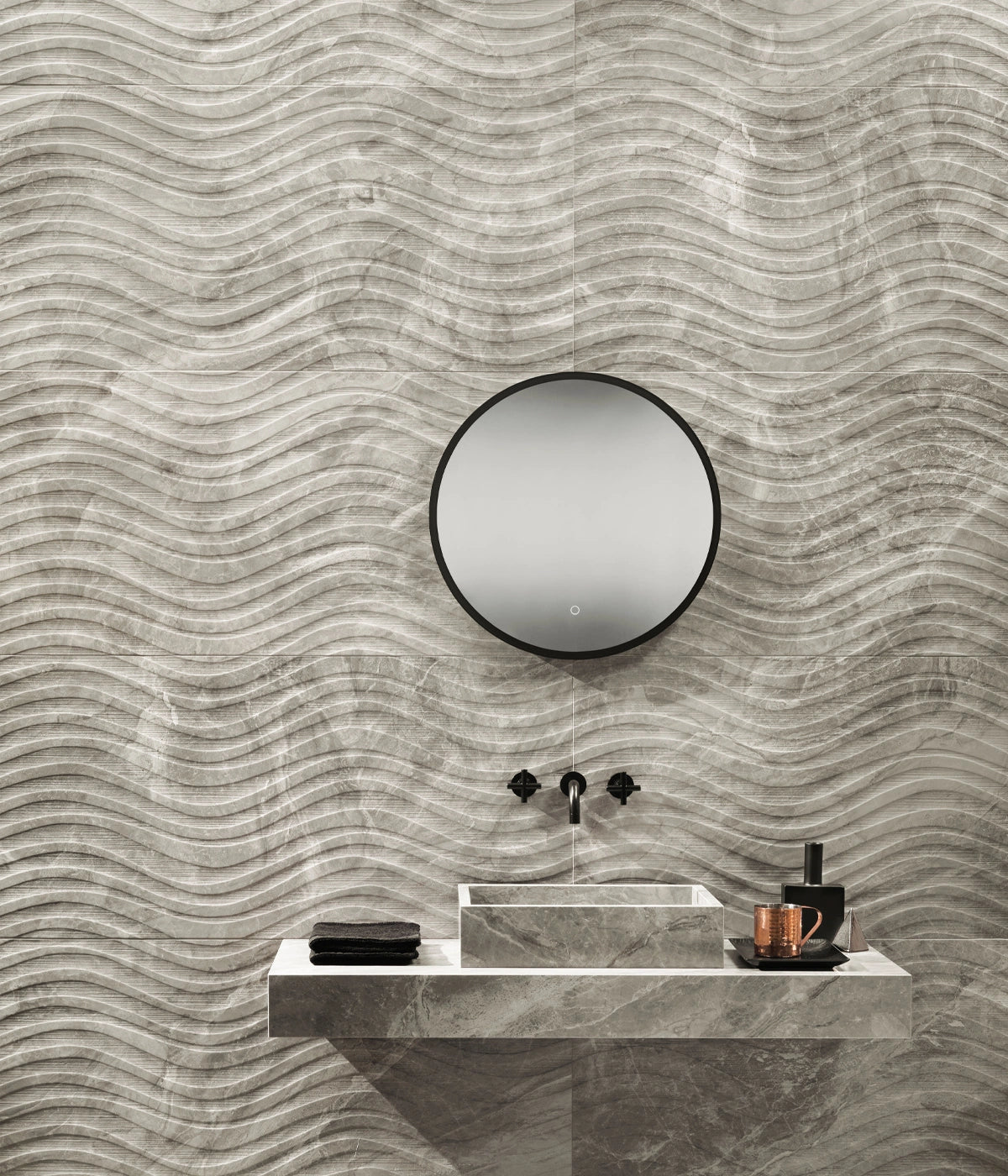 Italy Floor Tiles Italgraniti Orobico Grey Onda