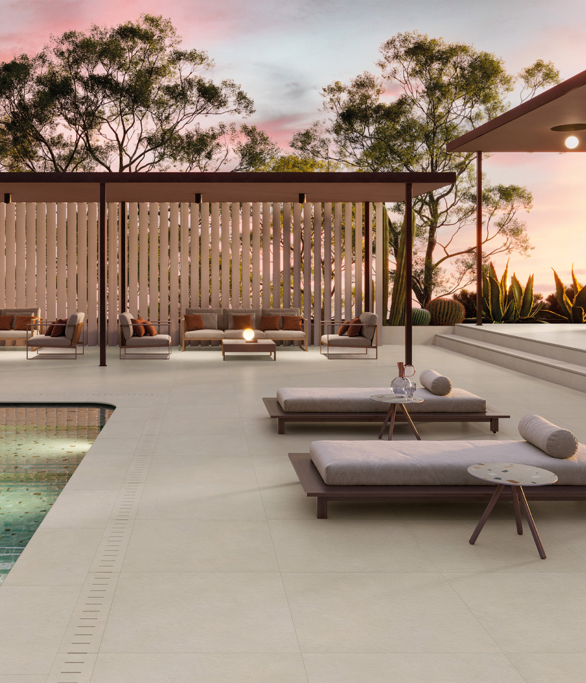 Italy Outdoor Tiles Italgraniti Nuances Tortora Antislip