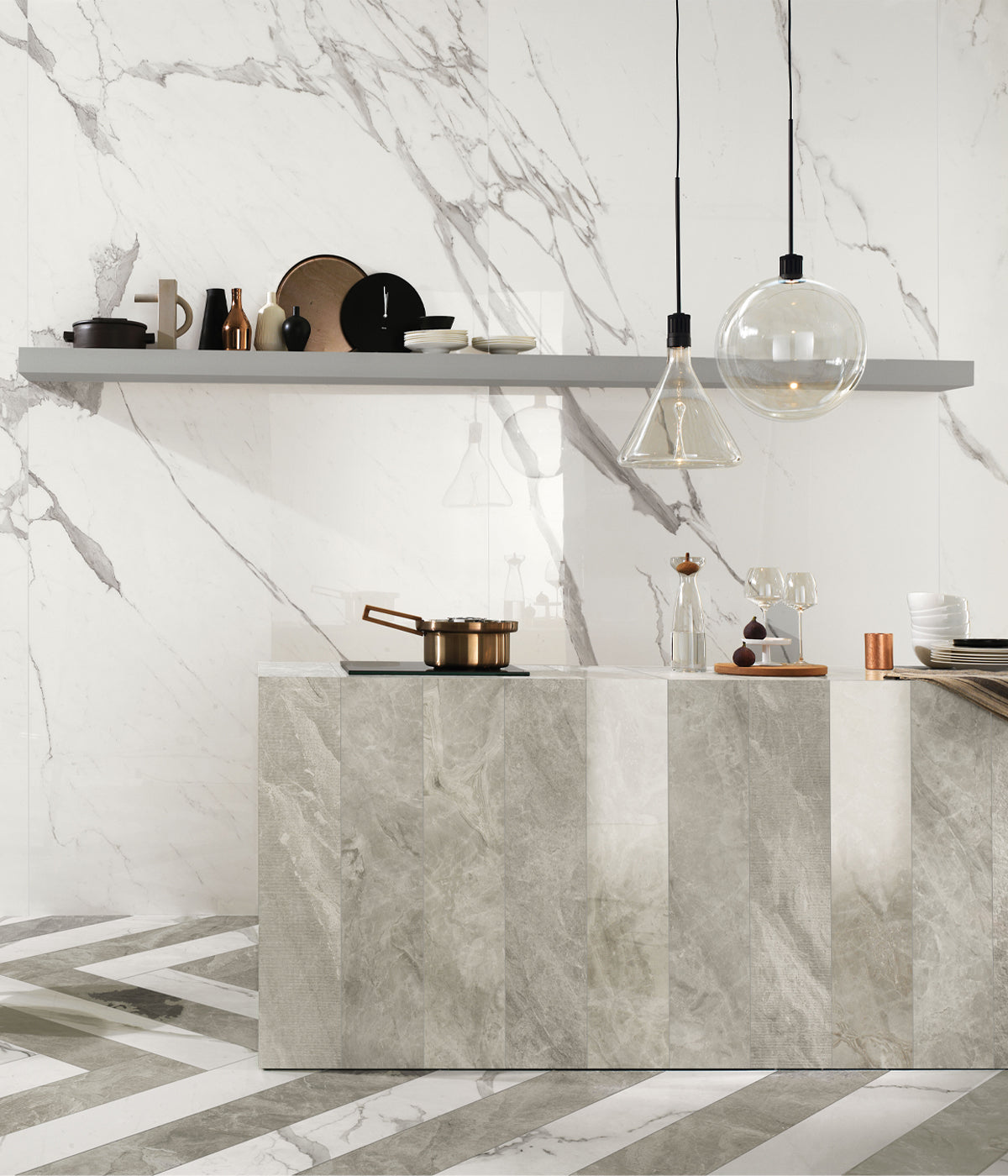 Italy Slabs Italgraniti Statuario Lux