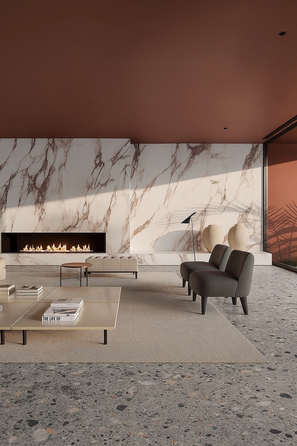 Italy Slabs Italgraniti Calacatta Pink Polished