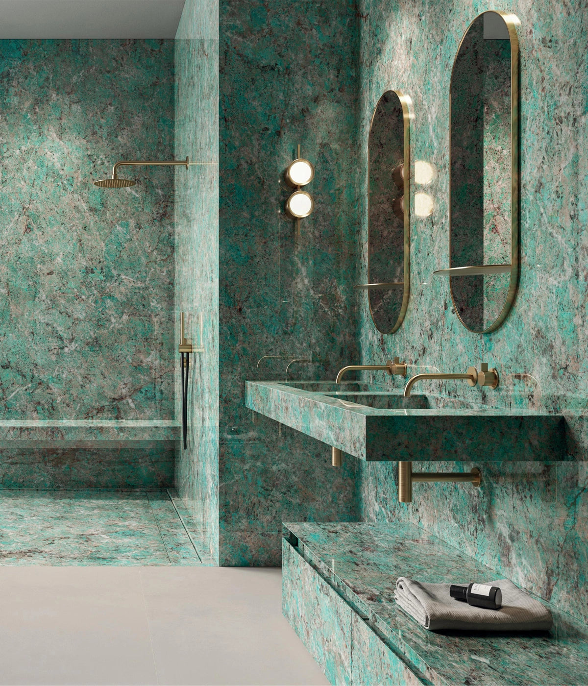 Italy Slabs Italgraniti Amazzonite Polished