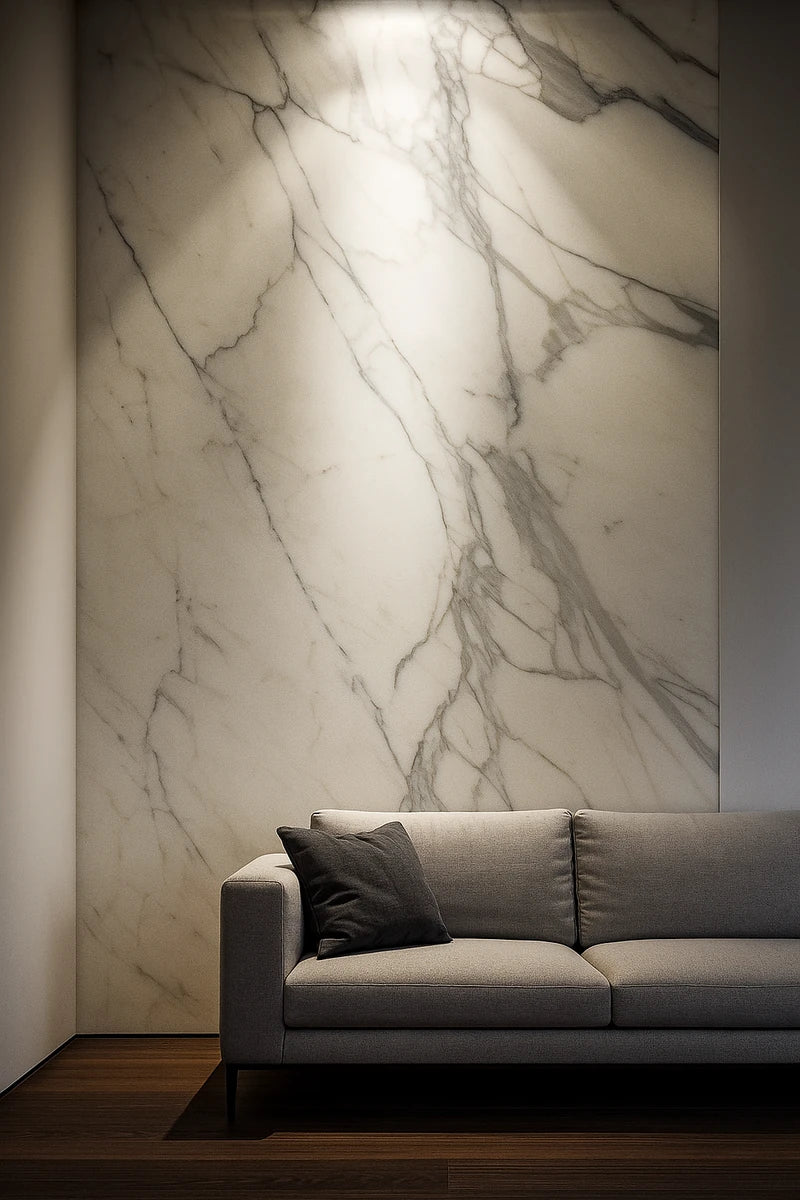 Italy Slabs Vero Statuario Blanc Polished
