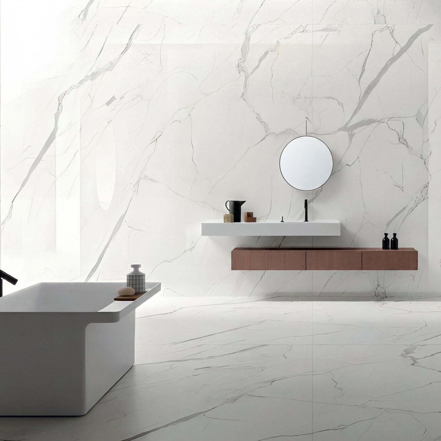 Italy Slabs Vero Statuario Blanc Polished