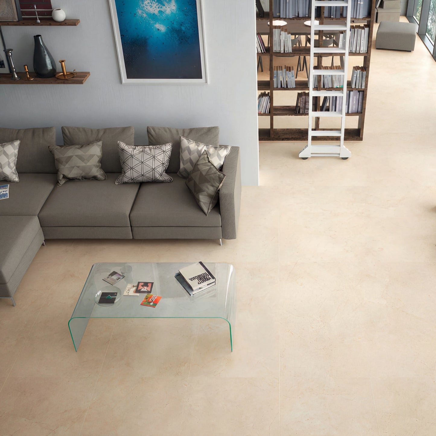 Italy Slabs Vero Crema Marfil Polished