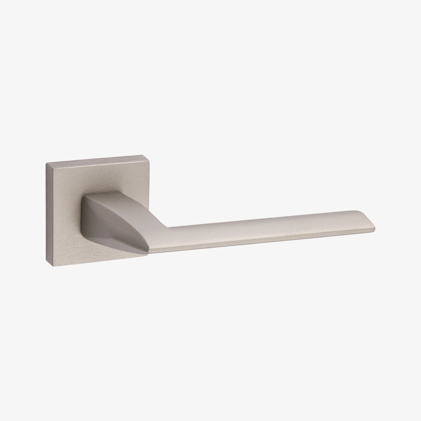 Pura Italy Lever Handle on Round Rose & Cylinder Escutcheon