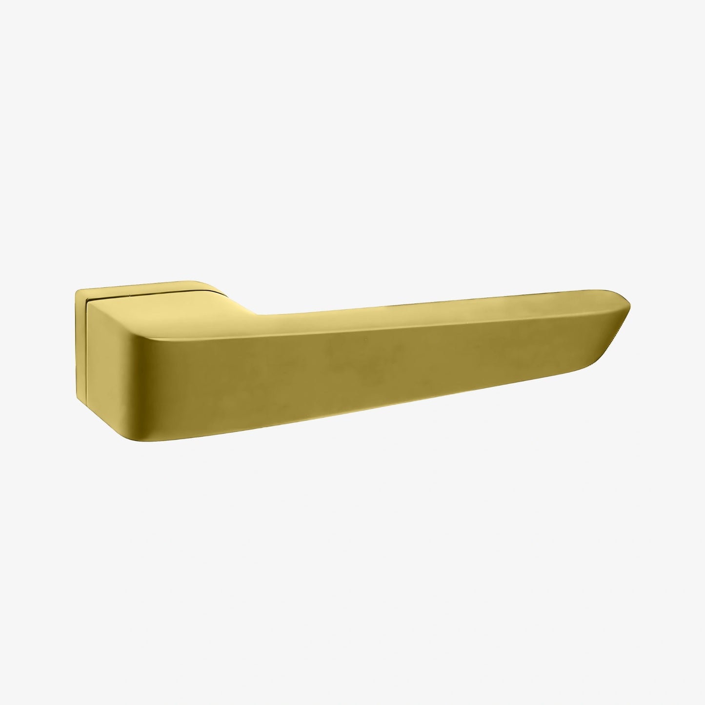Infinity Italy Lever Handle on Round Rose & Cylinder Escutcheon