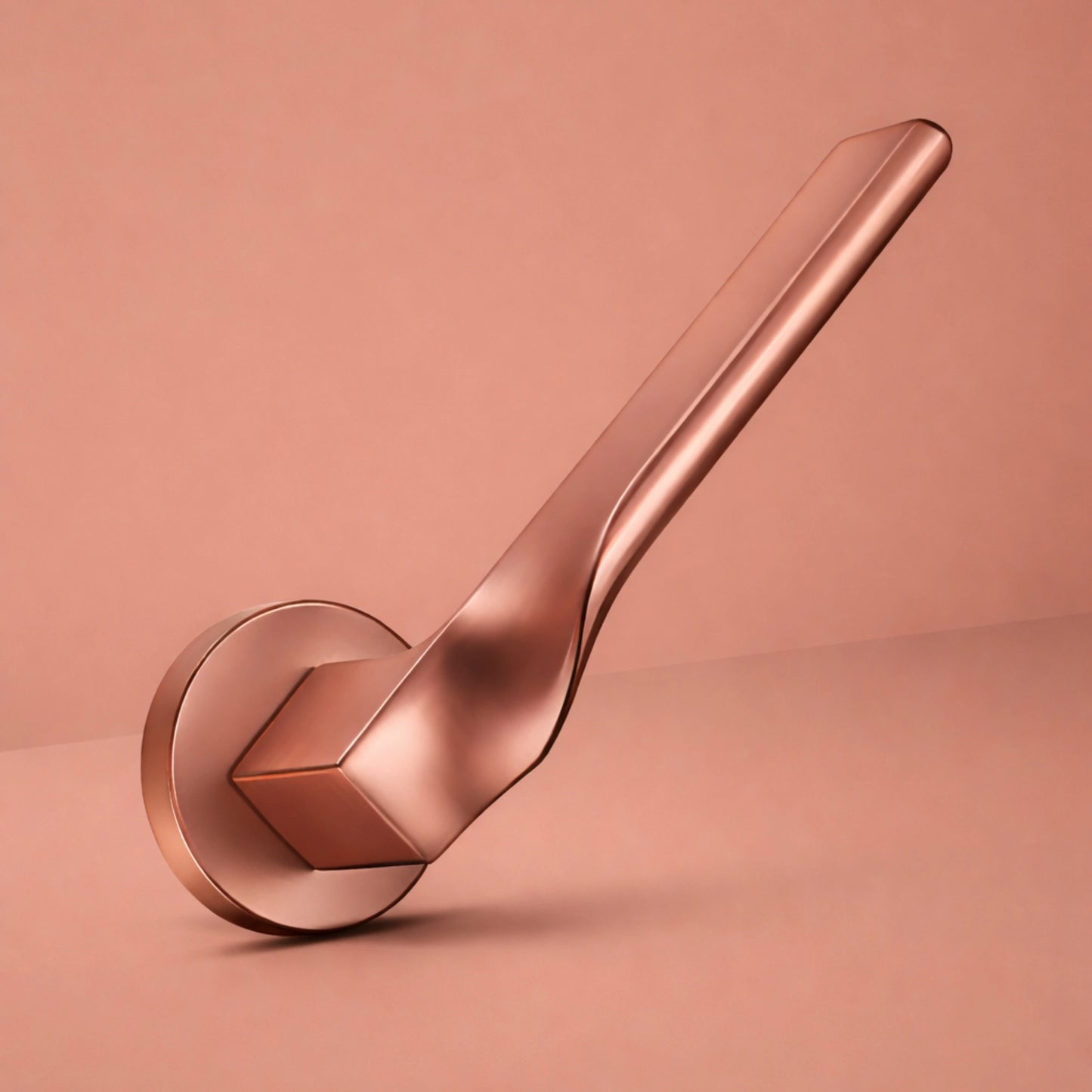 Doxa Lever Handle on Round Rose & Cylinder Escutcheon
