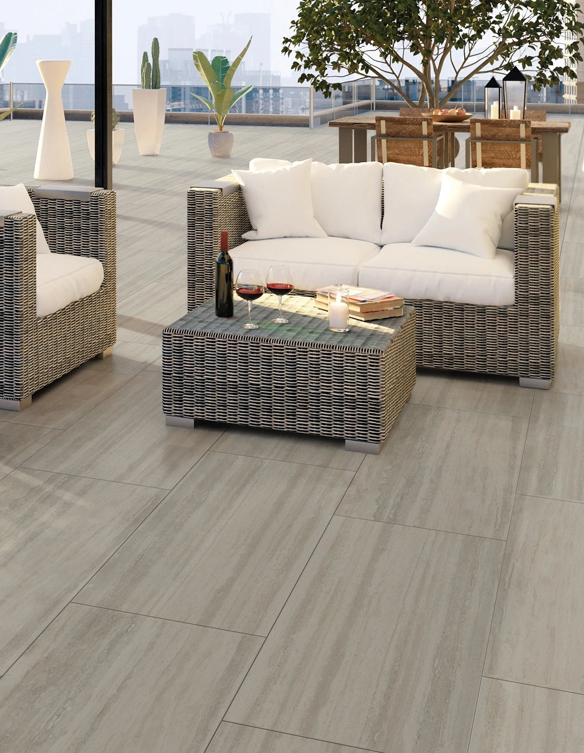 Outdoor Tiles EnergieKer Navona Candido