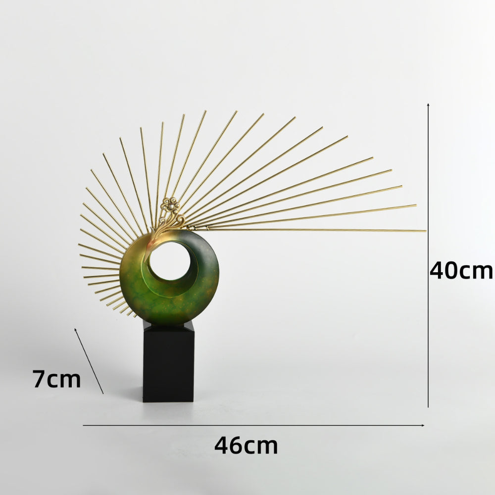 Radiant Halo Abstract Sculpture, Right