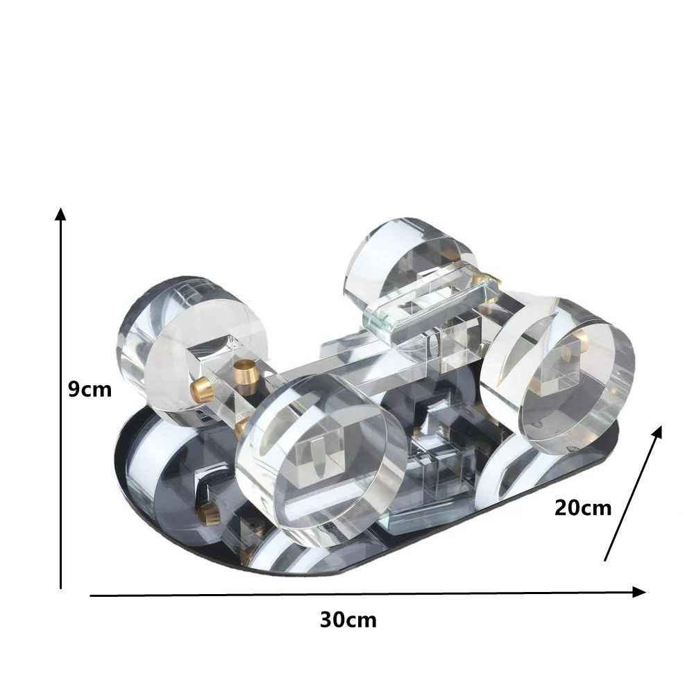 Crystal Geometric Sculpture Modern Decor