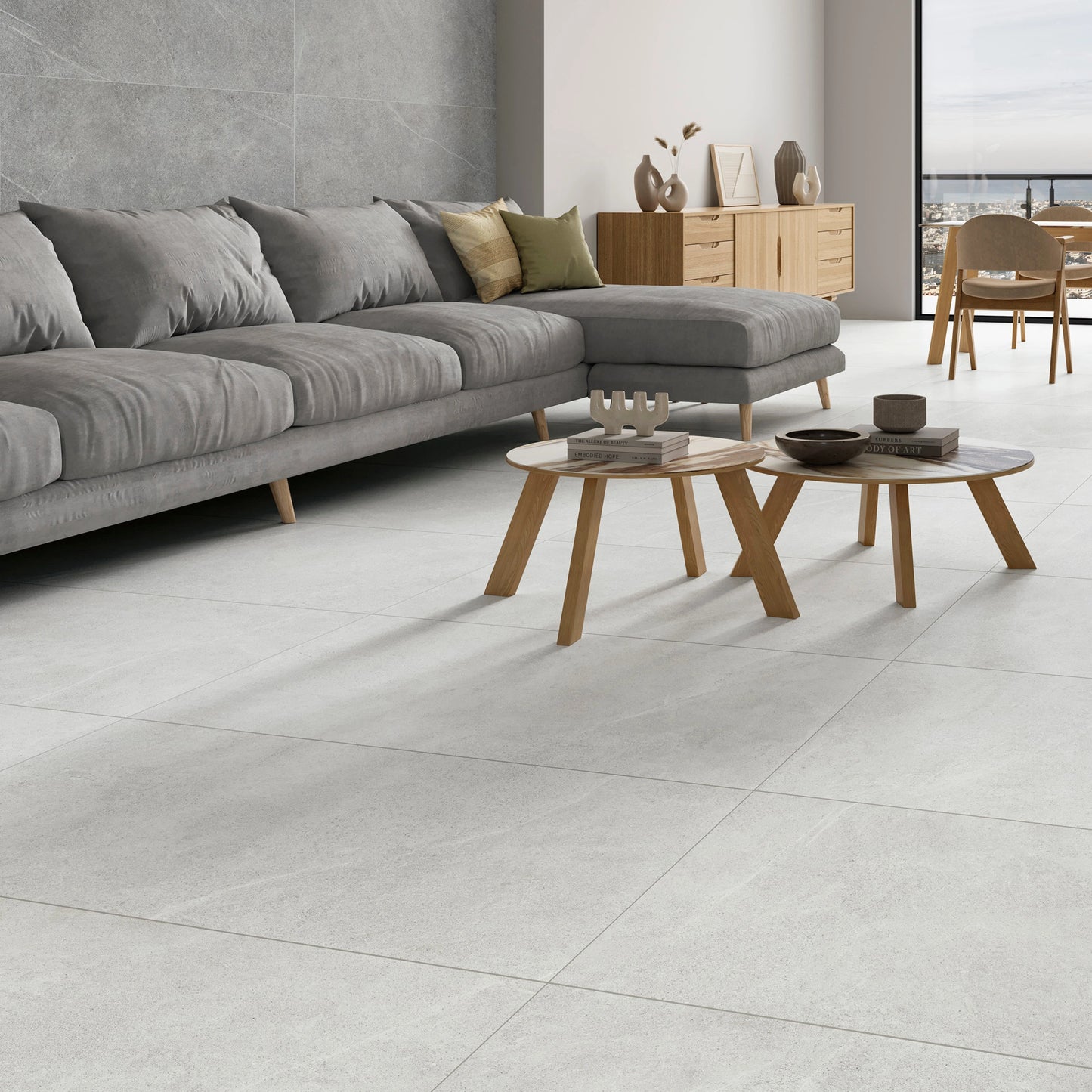 STN Spain Floor Tiles Hope White Matt