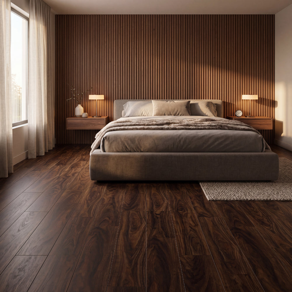 LVT Flooring Straight Planks – Clay Walnut | 1220x180x4.0mm