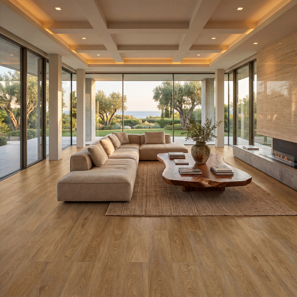 LVT Flooring Straight Planks – Golden Ritz | 1220x180x4.0mm