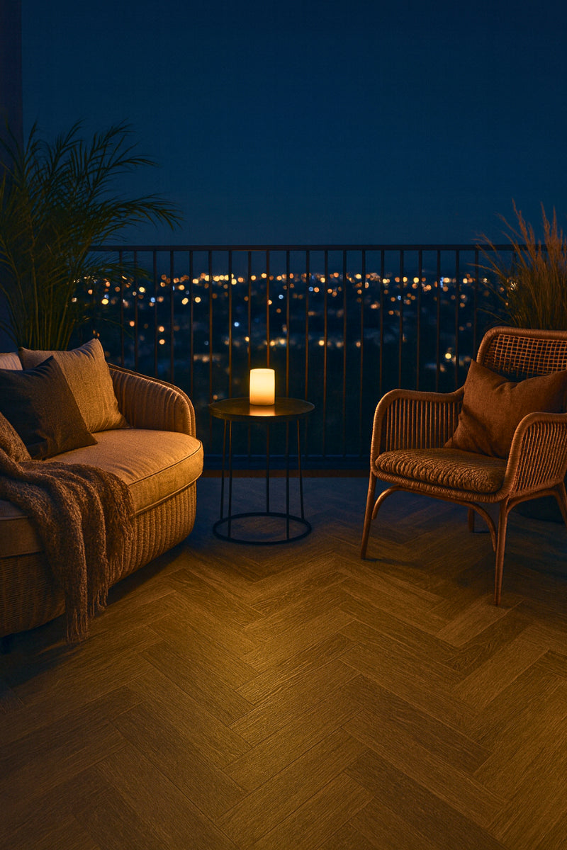 LVT Herringbone Smokey Grey 4x127×660 mm Luxury Vinyl Flooring