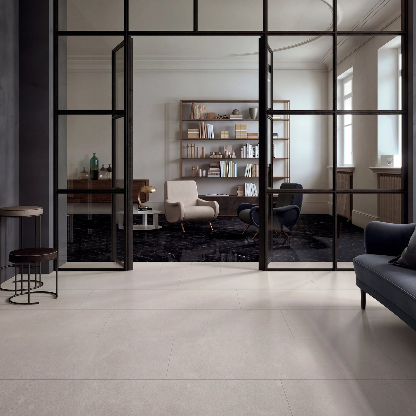 Italy Floor Tiles Keope Element Design Silver Natural