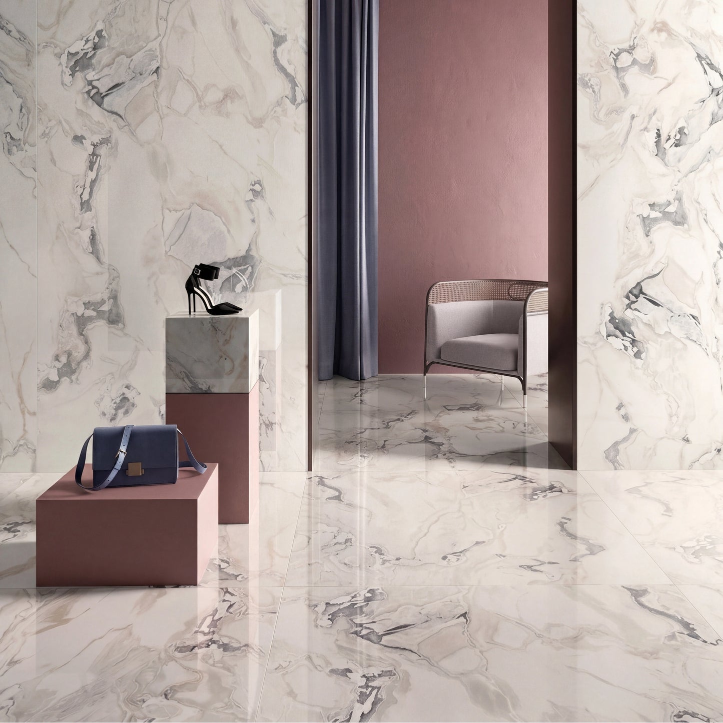 Italy Slabs Keope Interno 4 Calacatta Sanbabila Lappato