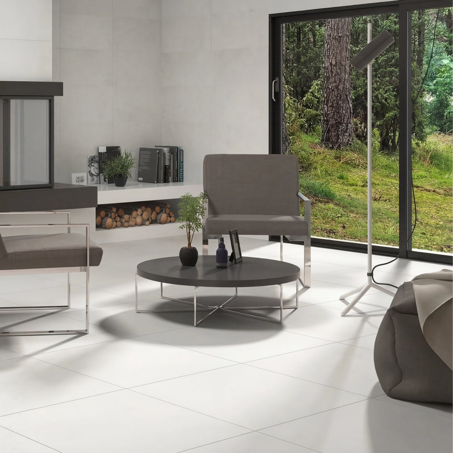 Spain Floor Tiles Suburb Blanco Matt