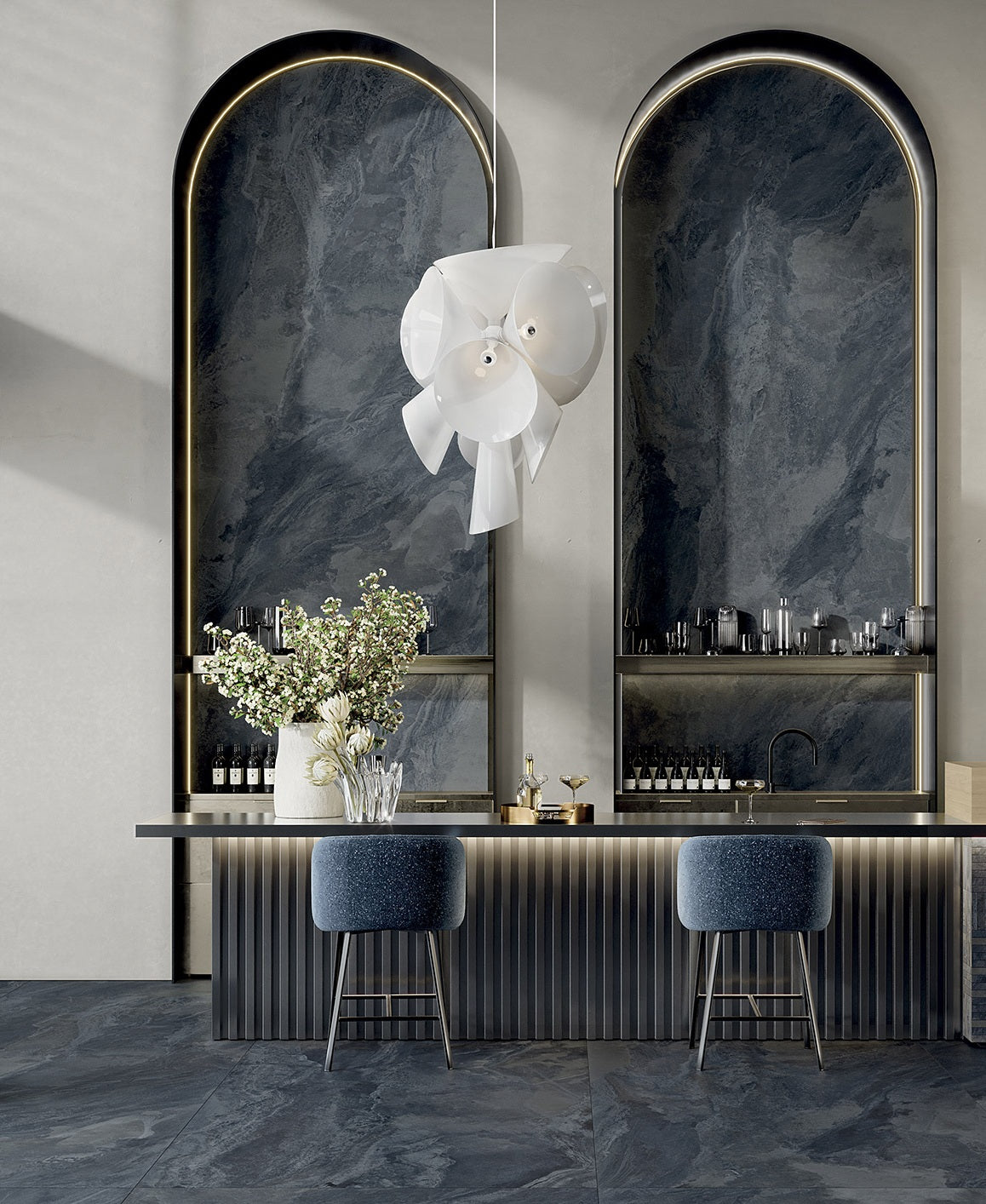 Italy Slabs La Fabbrica Deepstone Blue Matt