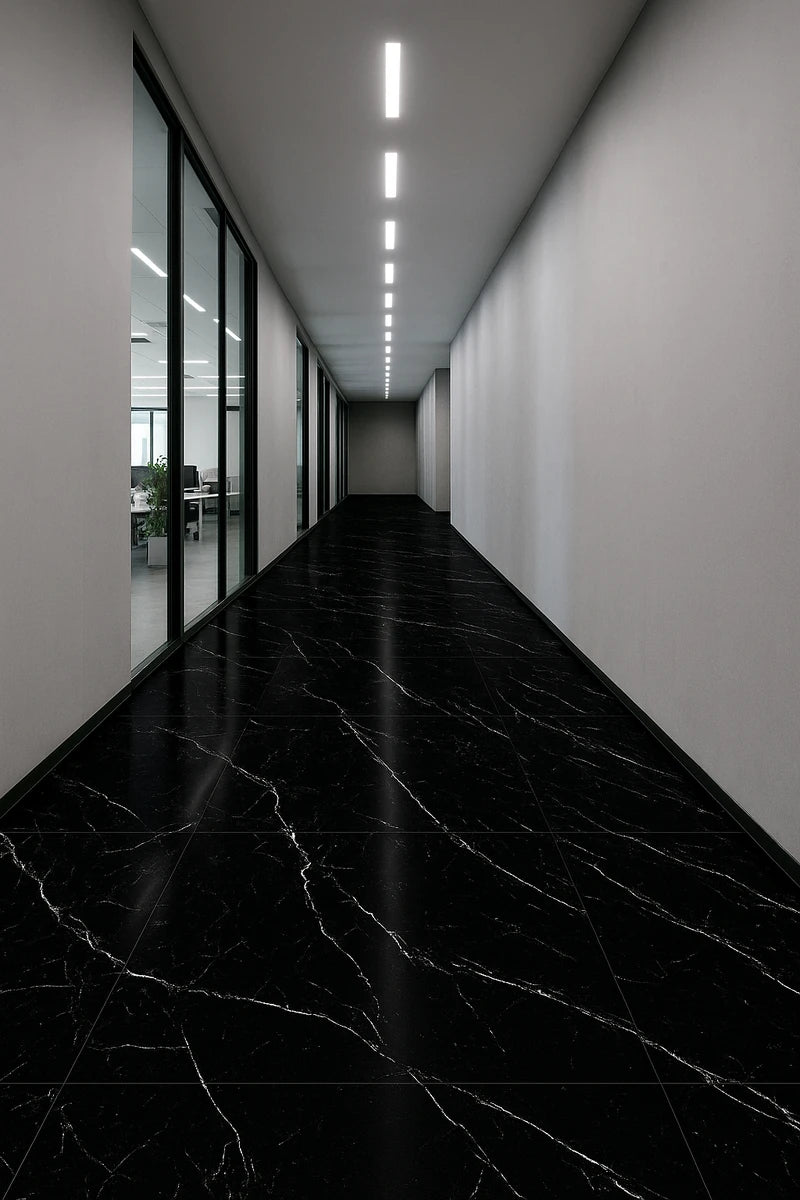 Italy Slabs Vero Nero Marquina Face A (ADX)