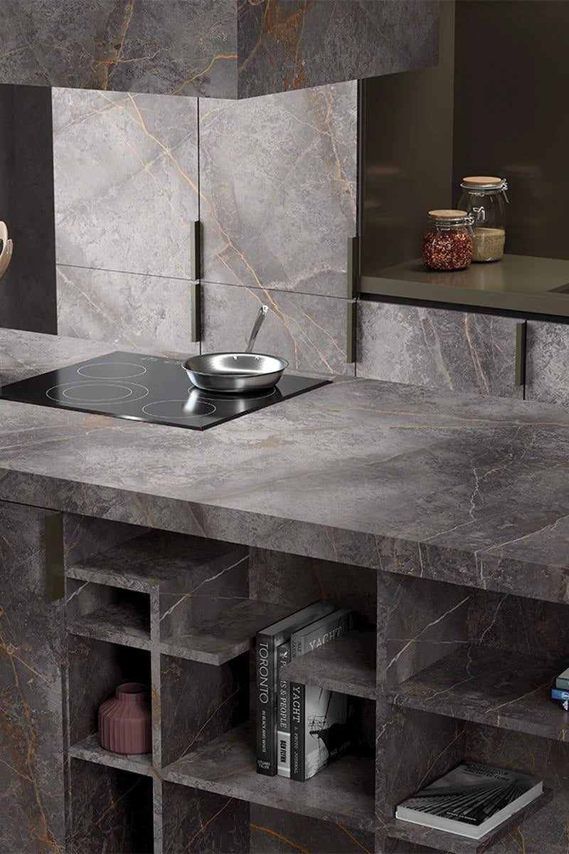 Italy Slabs Vero Sahara Grey Bookmatch Polished