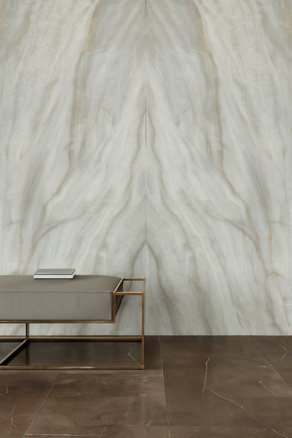 Italy Slabs Vero Glam Ivory Bookmatch Polished