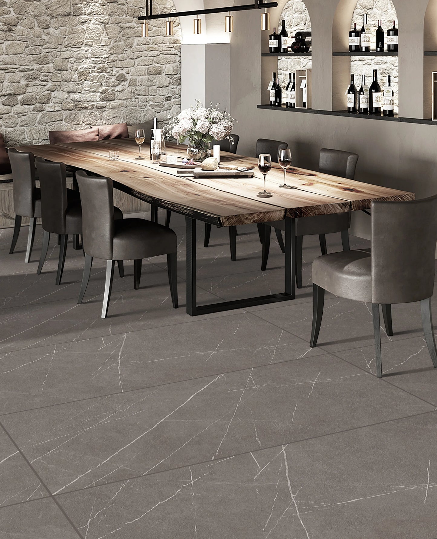 Indian Floor Tiles Vero Tiffany Grey Matt