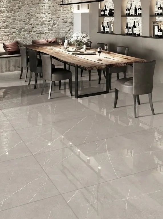 Indian Floor Tiles Vero Tiffany Silver Matt