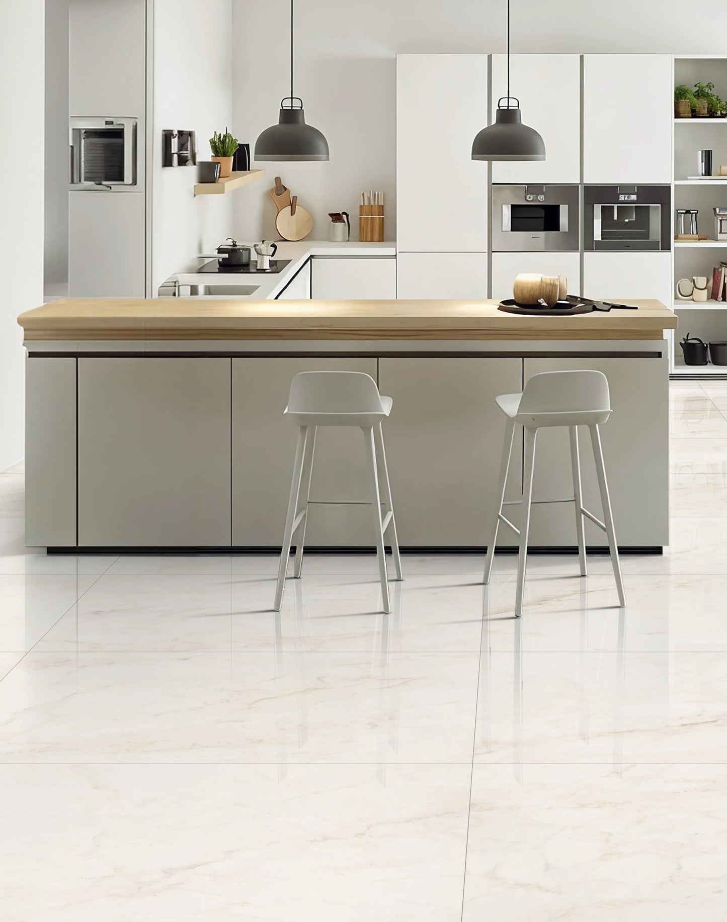 Indian Floor Tiles Vero Belco Grey Polished