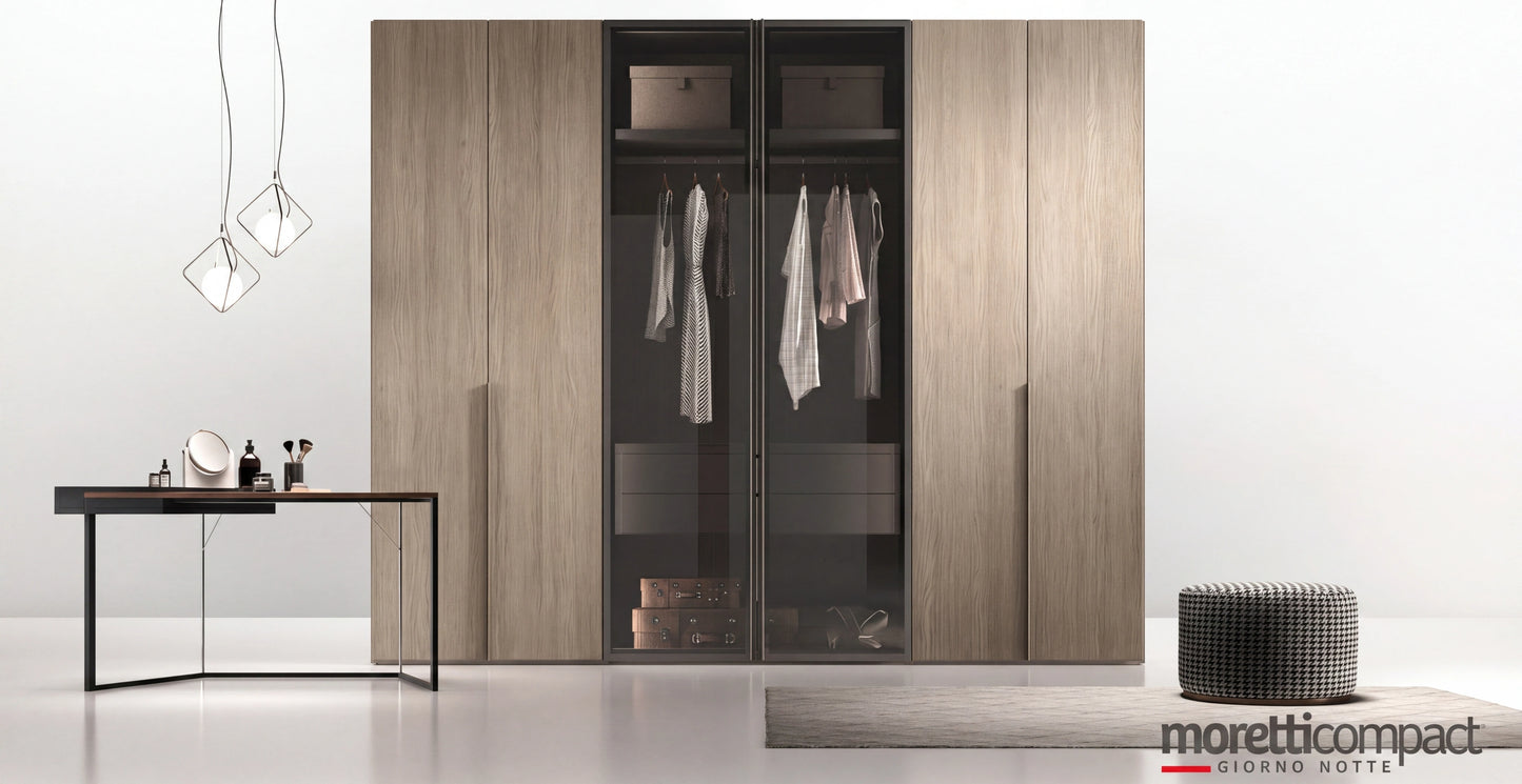 Libeccio and Foehn Wardrobe with Hinged Doors B371