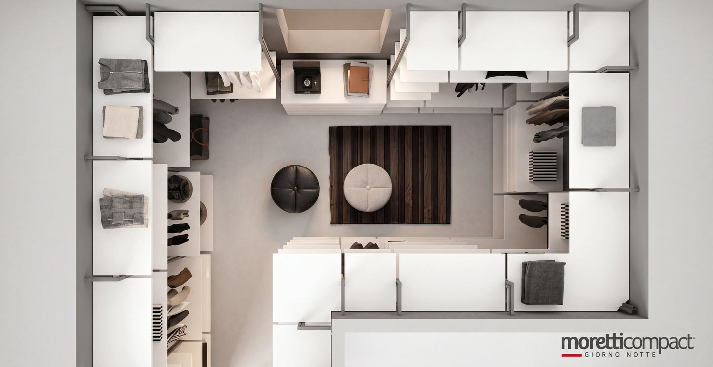 Cabin With Masts Virgo Walk-In Closet V327