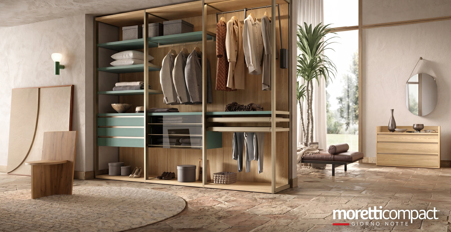 Shoulder Cabins Antares Walk-in Closet with Island A123