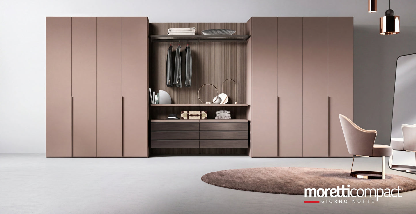 Rack Cabins Gemini Walk-In Closet Between Two Hinged Wardrobes G225