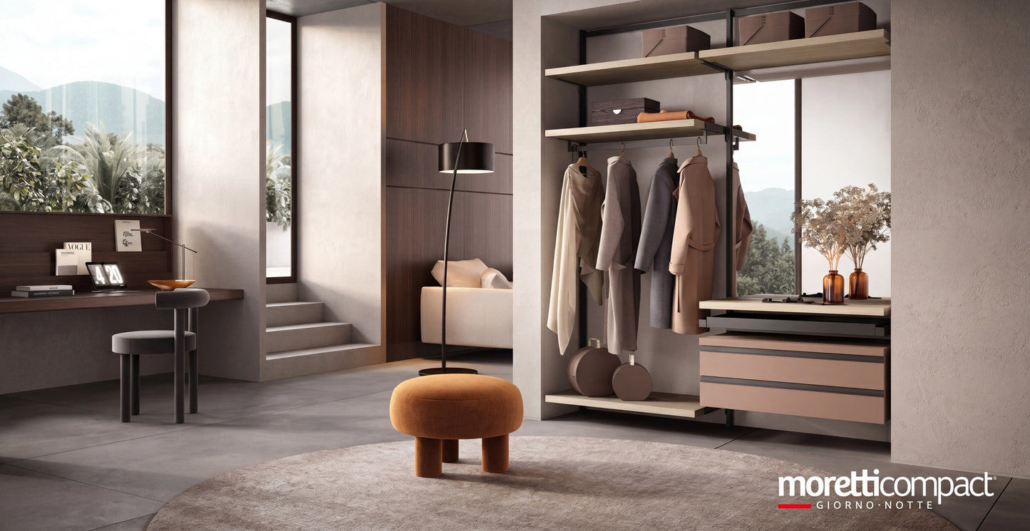Wall Mounted Cabins Walk-In Wardrobe Orion Linear O421