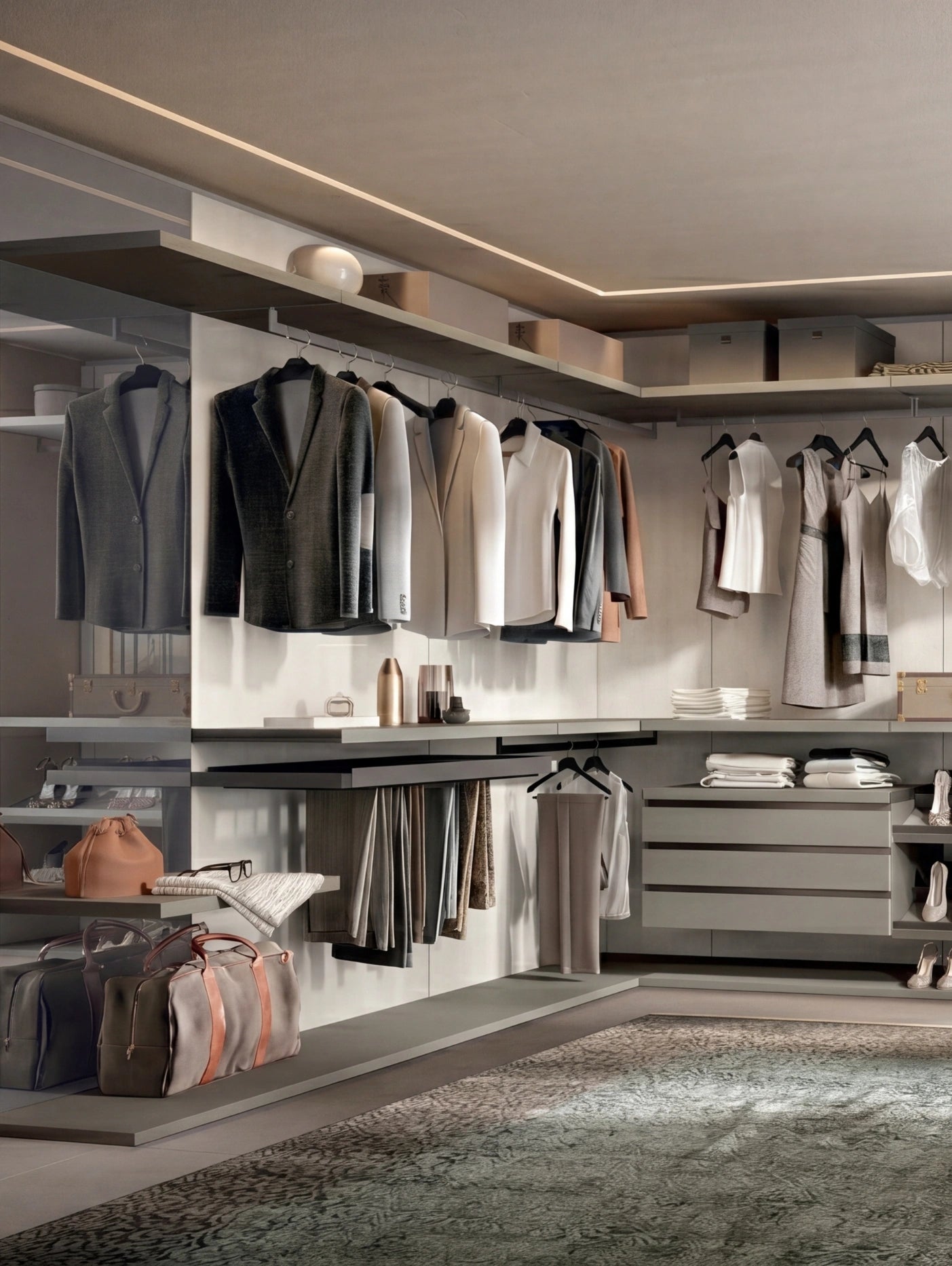 Rack Cabins Gemini Walk-in Closet G221