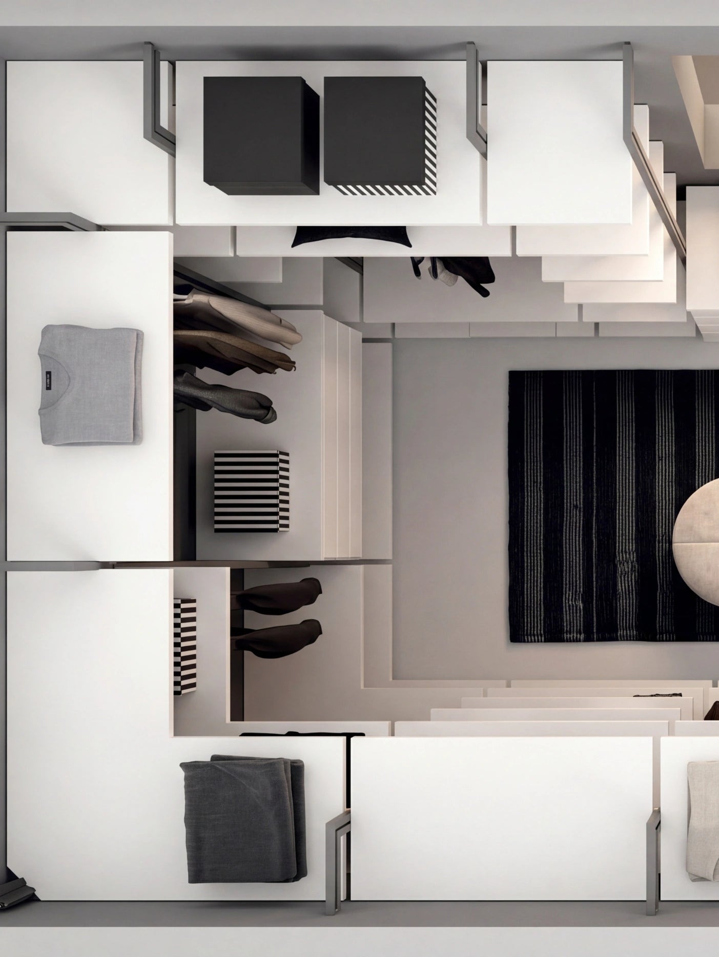 Cabin With Masts Virgo Walk-In Closet V327