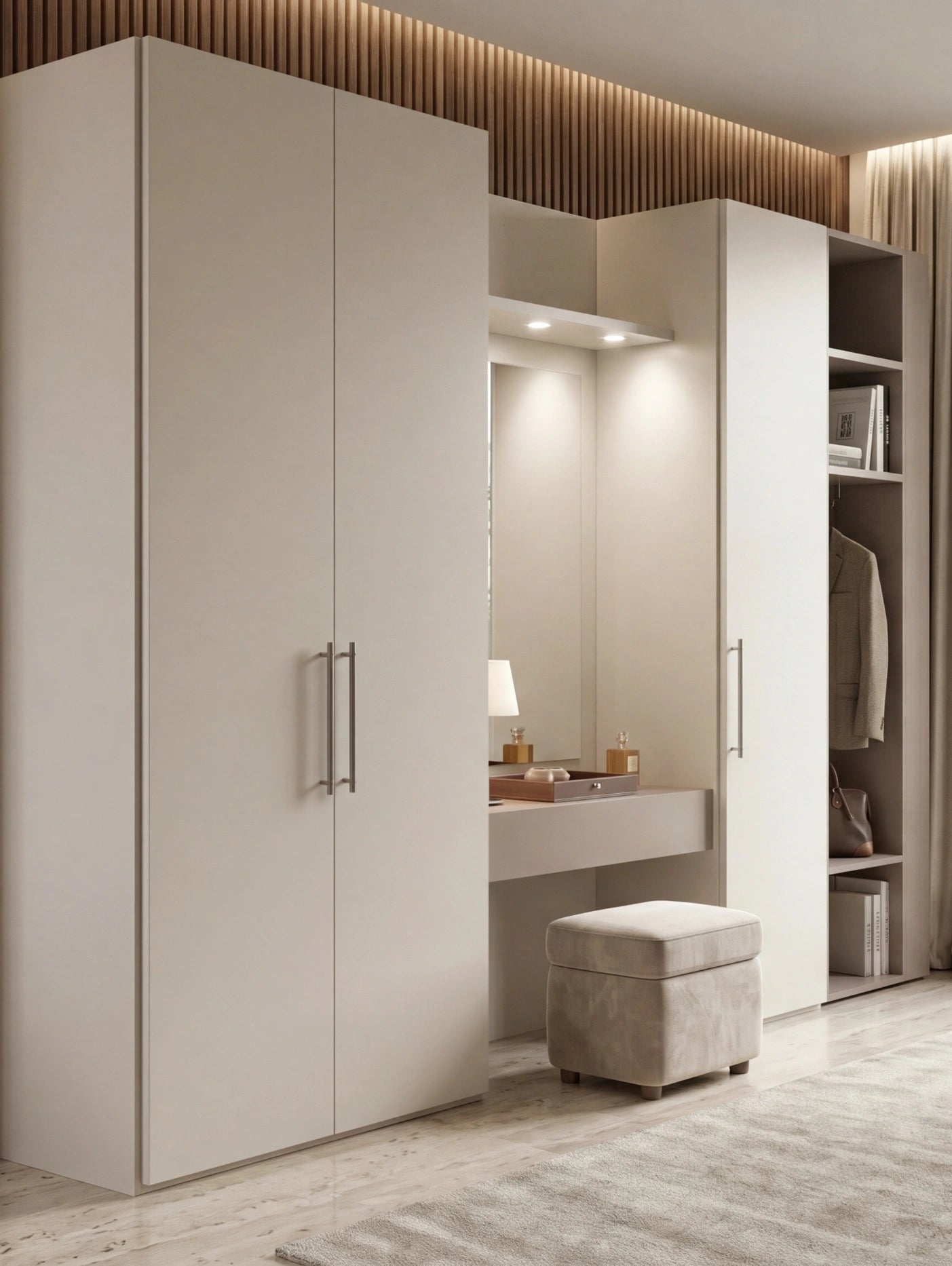 Utility Wardrobe With Hinged Doors Libeccio U452