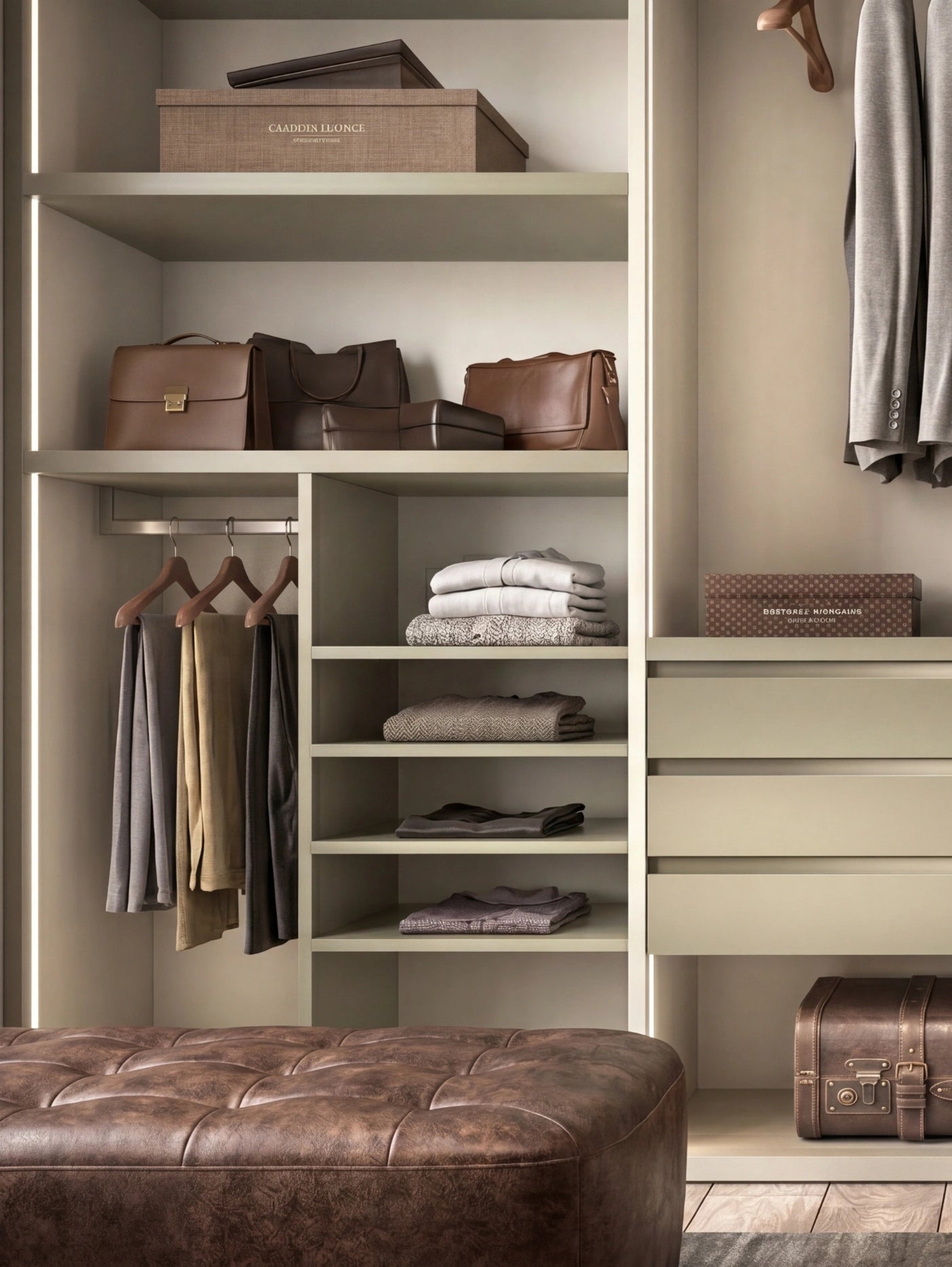 Modular Cabins Taurus Corner Walk-In Wardrobe T522