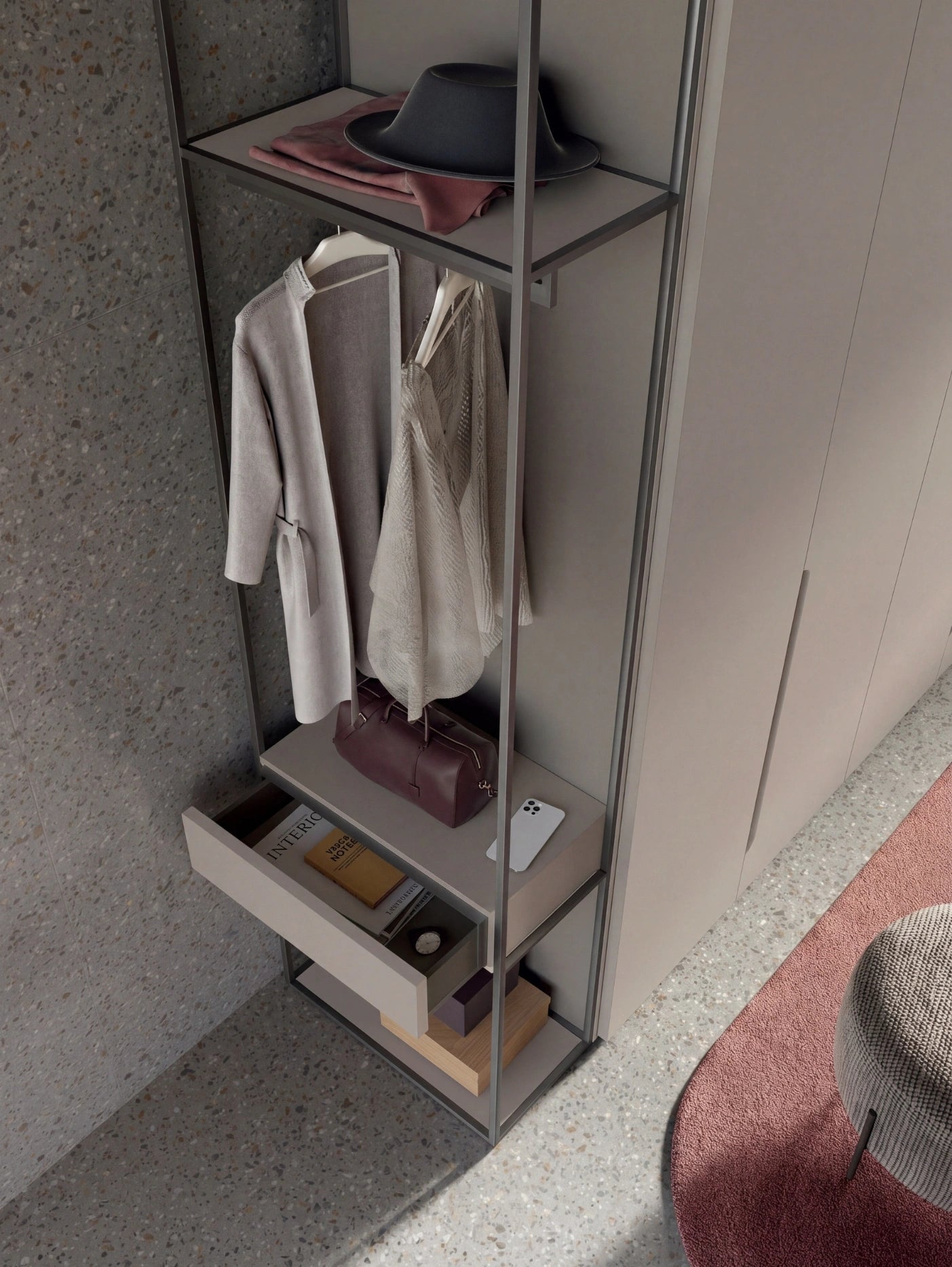 Ambra Wardrobe with Hinged Doors B351